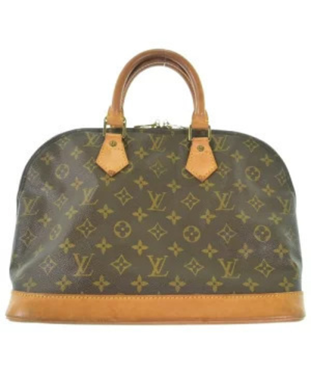 LOUIS VUITTON Handbag Brown Beige All over pattern